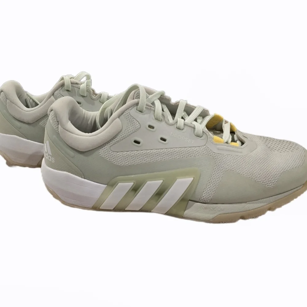 Adidas Light Green Sneakers Dropset Sz 9.5 Gently Used Cross Train - Picture 1 of 5